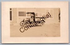 Real Photo Model Laundry w/ Delivery Truck Bridgeton NJ New Jersey RP RPPC J483 picture