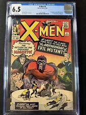 X-Men #4 CGC 6.5 off White Pgs  1st Quicksilver Scarlett Witch Silver Age Marvel picture