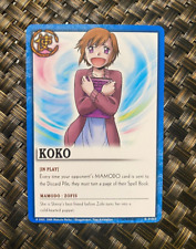 VINTAGE 2003 ZATCH BELL 1ST EDITION CARD KOKO RARE P-013 RARE picture
