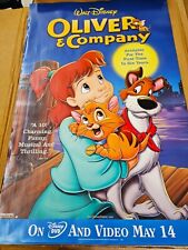 Oliver and Company, DVD promotional Movie poster 27 x 40 picture