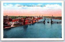 Postcard Harbor View Looking South Green Bay Wisconsin Unposted picture