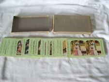 24 Antique Colorized Stereoscope Stereograph Cards Atlas View Company Daily life picture