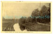 Montville NJ -  MORRIS CANAL WEST OF COOKS BRIDGE - Postcard picture