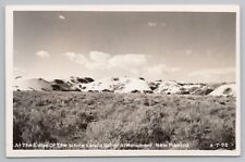 RPPC New Mexico White Sands National Monument c1950 Real Photo Postcard picture