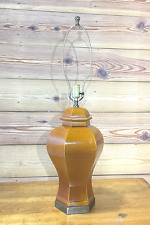 Vintage Paul Hanson Mid Century Ceramic Table Lamp - Toffee  picture
