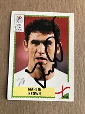 Martin Keown, England 🏴󠁧󠁢󠁥󠁮󠁧󠁿  Panini UEFA Euro 2000 hand signed picture