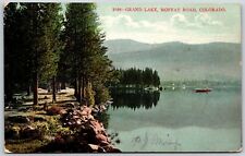 Grand Lake, Moffat Road, Colorado 1908 - Postcard picture