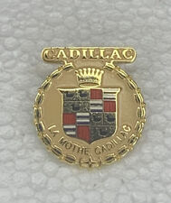 Cadillac La Mothe Cadillac Gold Hat Lapel Pin Badge 1902 picture