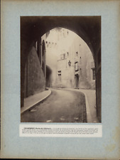 France, Chambéry, Porte du Château vintage albumen print albumin print 33 picture