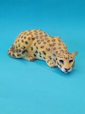 Resin Crouching Hunting Leopard Figurine - Very Realistic  picture