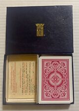 Vintage Single Deck KEM Plastic Coated Playing Cards Red Arrow Copyright 1935 picture