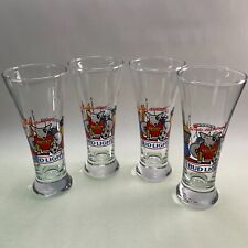 1987 Bud Light Spud Mackenzie Pilsner Beer Glasses - Set of 4 picture