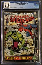 AMAZING SPIDER-MAN #119 CGC 9.4 OW-W MARVEL COMICS APRIL 1973 - HULK APPEARANCE picture