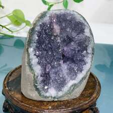 812g Natural Amethyst Geode Mineral Specimen Crystal Quartz Energy Decoration picture