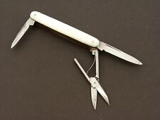 VINTAGE KRUSIUS BROS GERMANY KB EXTRA PEARL FOLDING POCKET KNIFE SCISSORS KNIVES picture
