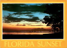 Florida, sunset, Gulf of Mexico, Atlantic Ocean, locals, tourists, Postcard picture