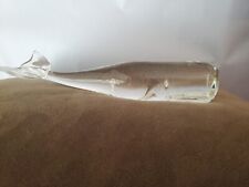 Blown Glass Whale Marked DGB 1982 picture