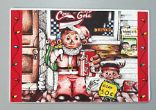 Vintage Postcard COKE'S MOST WANTED Holiday Greeting 1998 Coca-Cola Co picture