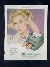 Magazine Ad* - 1954 - IBM Electric Typewriters - (#2) picture
