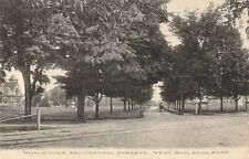 Worcester & Central Street West Boylston Massachusetts c1910 Postcard picture