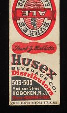 1930s? Husex Beverage Co. Burke's Ale Frank J. Bartletta Madison St. Hoboken NJ picture