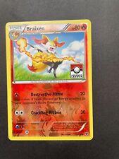Braixen Reverse Holo Pokemon League Promo Card Fates Collide 12/124 picture