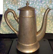 Antique English Pewter Tea Kettle picture