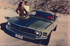 Lot of 8 Ford Mustang 1970 new car press factory  photographs picture
