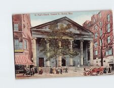 Postcard St. Pauls Church Boston Massachusetts USA picture