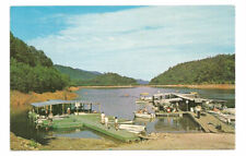 Fontana Village NC Postcard North Carolina Boats Dock Lake picture
