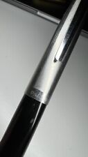 Vintage PARKER “21” FOUNTAIN PEN Black with Silver Cap MADE IN USA picture