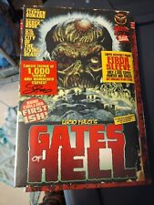 LUCIO FULCI'S GATES OF HELL HORROR COMIC # 1 EIBON SLEEVE EDITION SEALED Signed picture