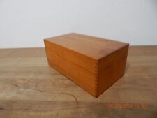WAYNE NOVELTY 1971 Wooden Dovetail, Finger Joint File Box 10