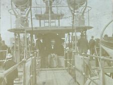 Los Angeles California CA Steamship Deck 1900 Antique Stereoview SV Photo picture