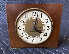 Vintage Westclox Greenwich S1-D Wood Electric Alarm Clock *For Parts/Repair picture