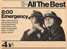 1976 TV AD ~ EMERGENCY SERIES RANDOLPH MANTOOTH & KEVIN TIGHE PARAMEDICS picture