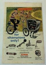 1973 Schwinn STING-RAY accessories ad page ~ speedometer, horn, mirror, etc picture