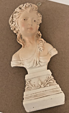 Vintage Faux Marble Victorian Lady Bust Torso 6 Inch BIN picture