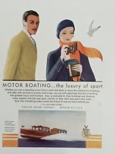 1930 Sterling Engine Company Motor Boating Fortune Magazine Print Ad Art Deco picture