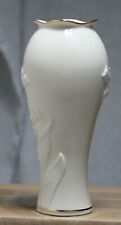 Vintage Lenox Small Bud Flower Vase Bluebells Ivory with Gold Trim picture