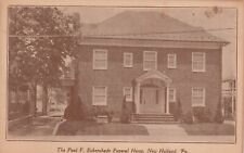 Esbenshade Funeral Home, New Holland, Pennsylvania c1910 Postcard picture