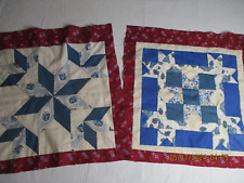 2 Vintage Quilt Blocks  Approx 18
