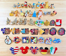 Wholesale Lot 48 Vintage Disney Pins 1980s-2000s Enamel Pewter Epoxy Overlay picture
