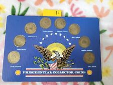 Vtg 1992 PRESIDENTIAL Collector COIN Token COLLECTION  from SHELL GAS STATION  picture