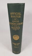 1926 Official Roster of Ohio Soldiers Sailors Marines World War 1917-1918 Vol 17 picture