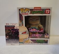 Funko Pop Retro Toys TMNT KRANG #72 Signed PAT FRALEY 7BAP 125PCS JSA COA + P/P picture