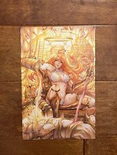 Invincible Red Sonja #4 Dynamite 2021 Rachta Lin Virgin Variant picture