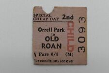 BTC British Railway Ticket No 3093 ORRELL PARK to OLD ROAN picture