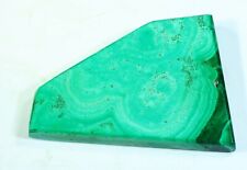 140 CT NATURAL FLOWER PLUME FIRE MALACHITE POLISH TILE UNTREATED GEMSTONE MK-171 picture