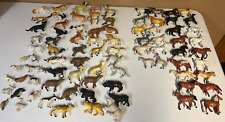 1988 1989 Vintage Funrise Plastic Animals Zoo Horses Farm Toy Lot of 85 Pieces picture